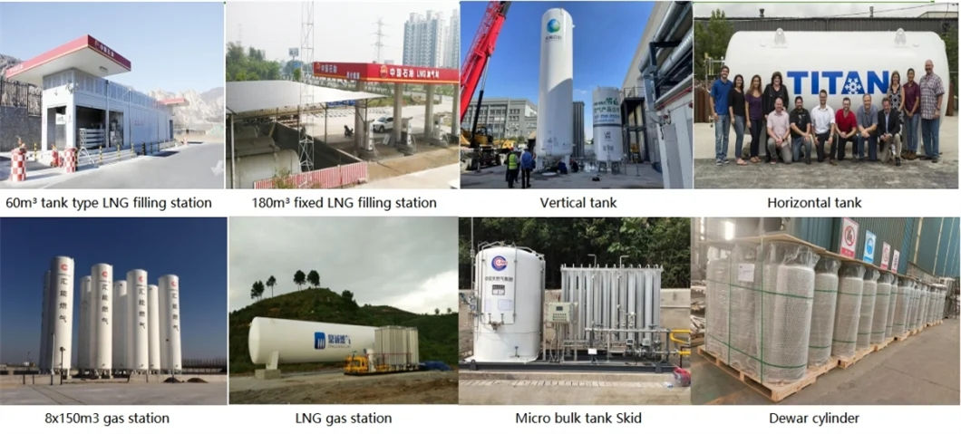 5m³~60m³ Large Cryogenic Pressure Liquid Storage Tank5